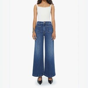 MOTHER Patch Pocket Mid Rise Mavn Skim in Let’s Split 32